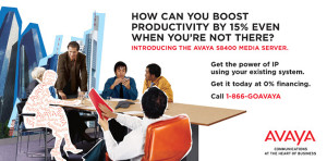 Buckslip artwork. Part of an integrated channel marketing campaign for Avaya.