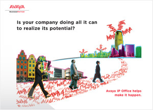 Spark Creative writes, designs, and produces sales support materials like this one for Avaya.
