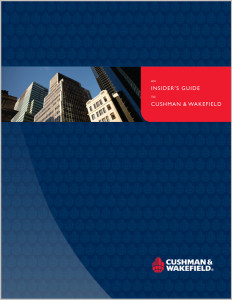 Corporate business services brochure for Cushman & Wakefield