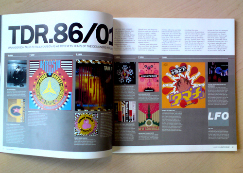 Creative Review magazine spread, 2001