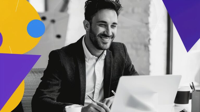 CMO reviewing metrics after successful sales enablement content strategy.