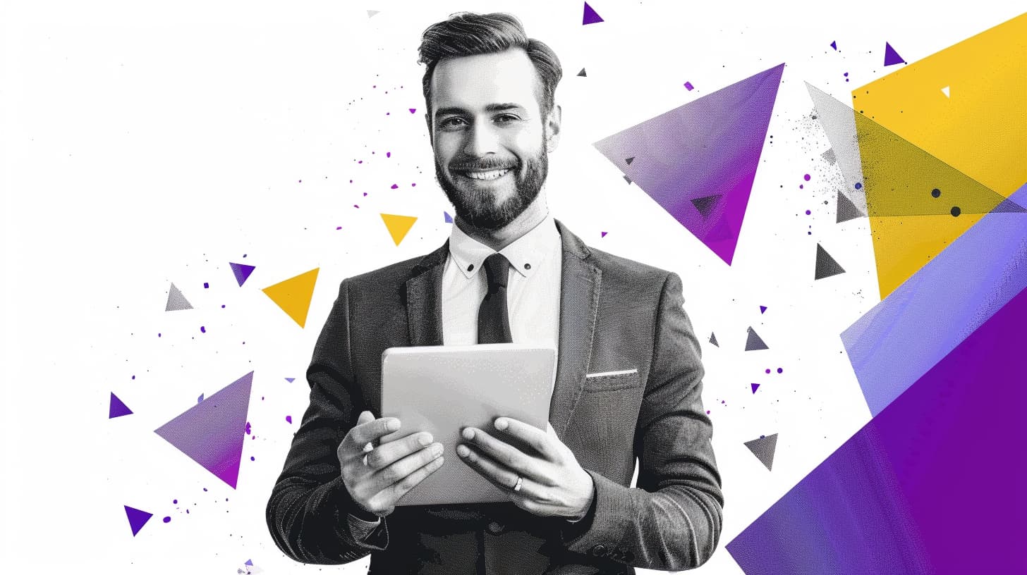 B2B marketer reviewing content strategy results for business growth.