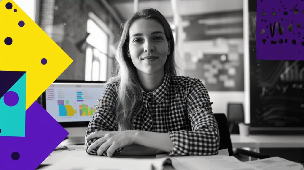 Marketer reviewing metrics of refined value proposition.