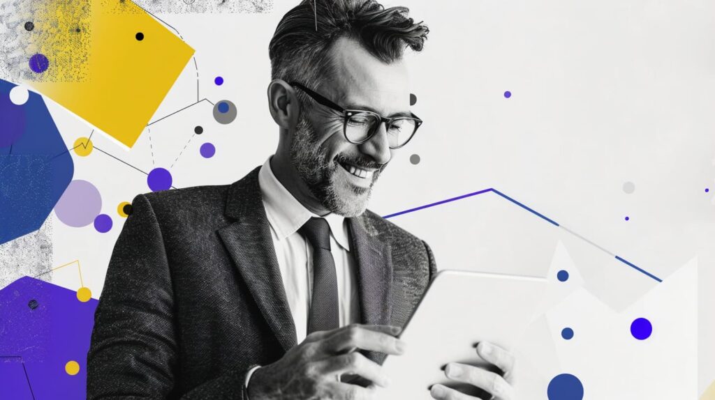 B2B marketer celebrating trust built through clear, relevant content.