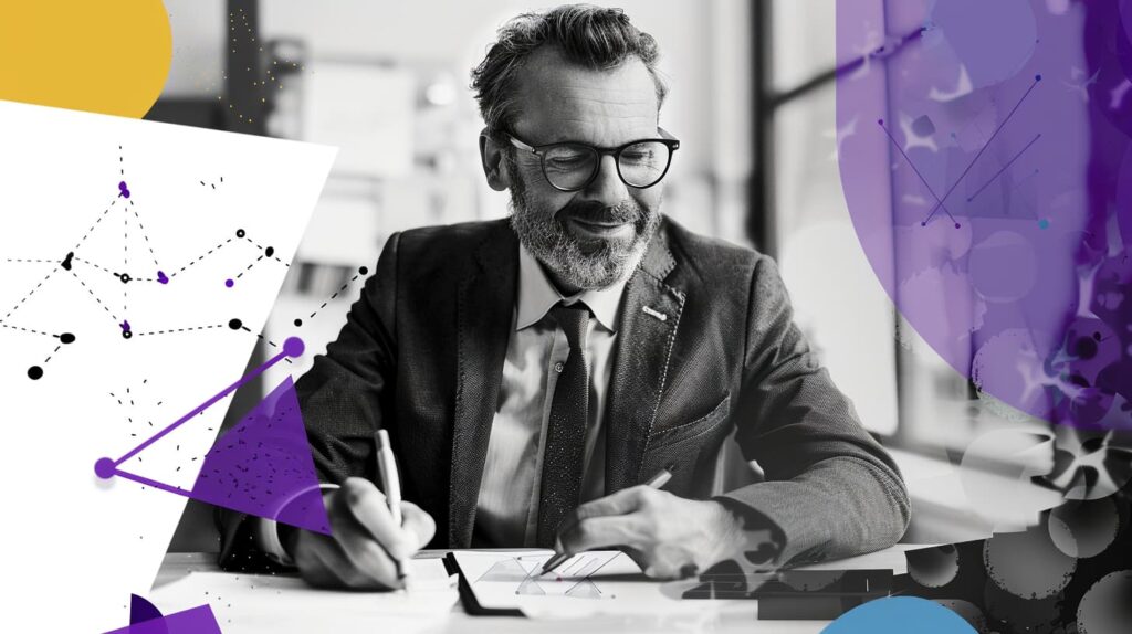 B2B marketer optimizing content to increase website traffic.