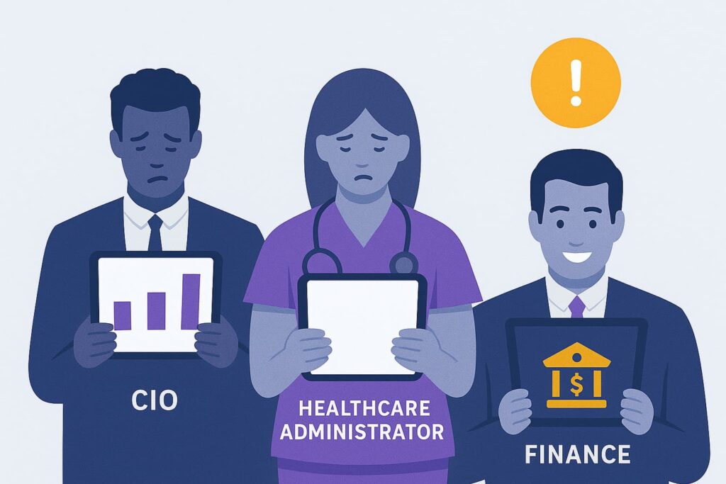 Illustration of industry-focused marketing content resonating with B2B buyers.