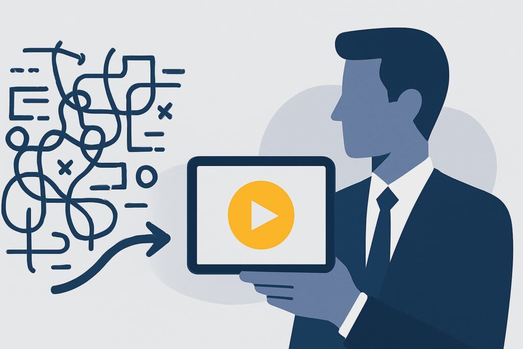 Marketer considering challenges of creating effective explainer videos.