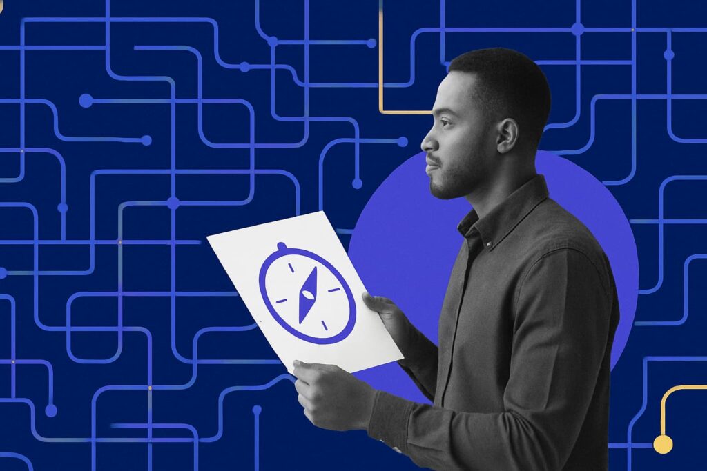 Manager considering how to roll out B2B sales training.