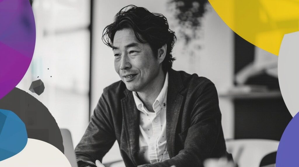 Global sales professional from a Japan office receiving consistent digital training.