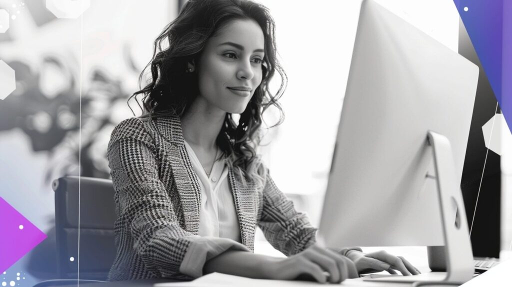 A training leader working methodically at a desk to ensure consistent global technical standards and high-quality training delivery.